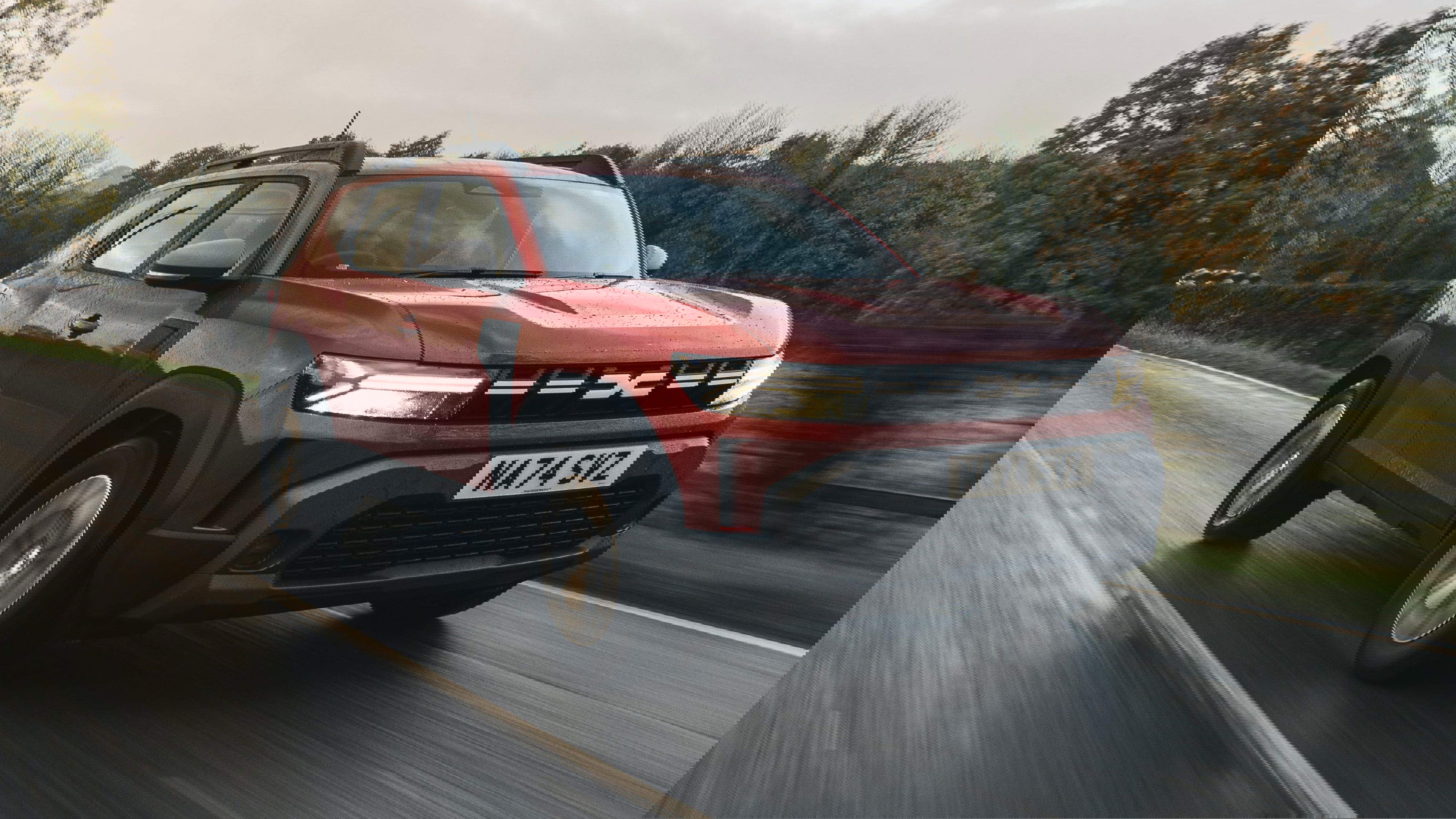 Dacia Duster - front, dynamic